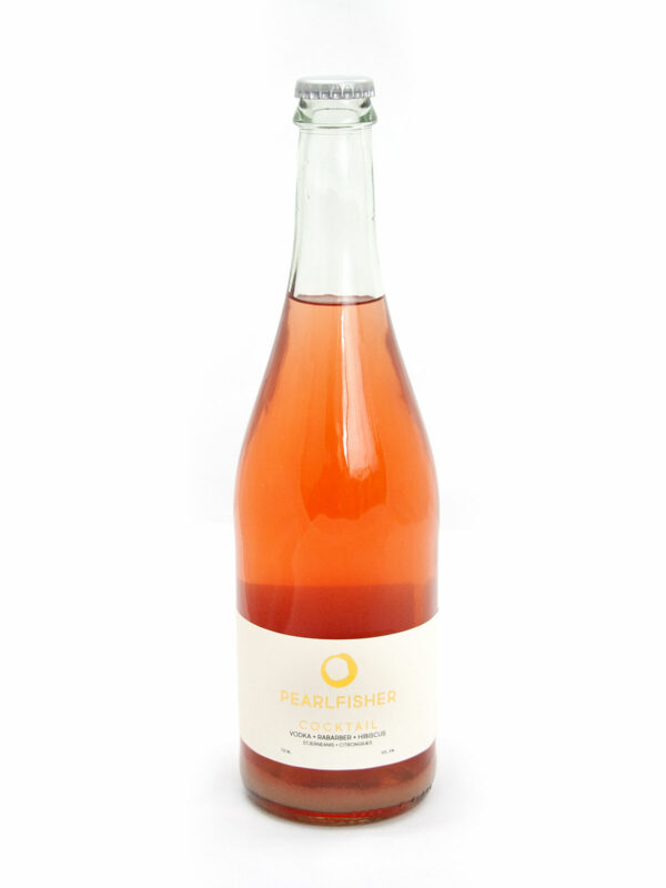 Pearlfisher Cocktail Vodka Rabarber
